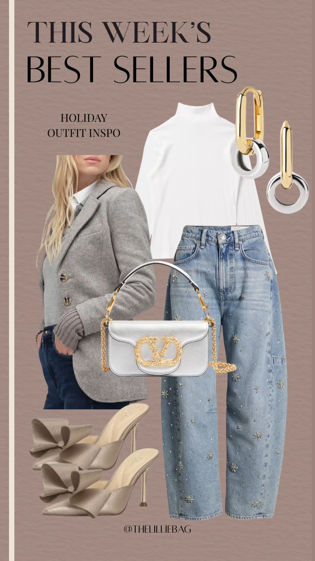 Holiday outfit best sellers! Jeans and jacket and heels! ✨

Holiday outfit. Holiday party. Jeans. Heels. 

#LTKHoliday #LTKootd #LTKSeasonal