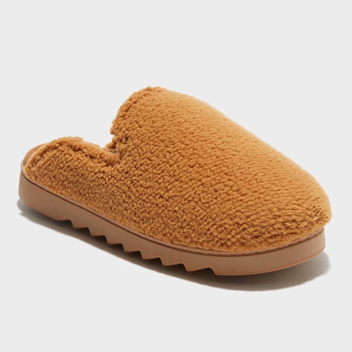 dluxe by dearfoams Women's Saffron Teddy Scuff Slippers | Target