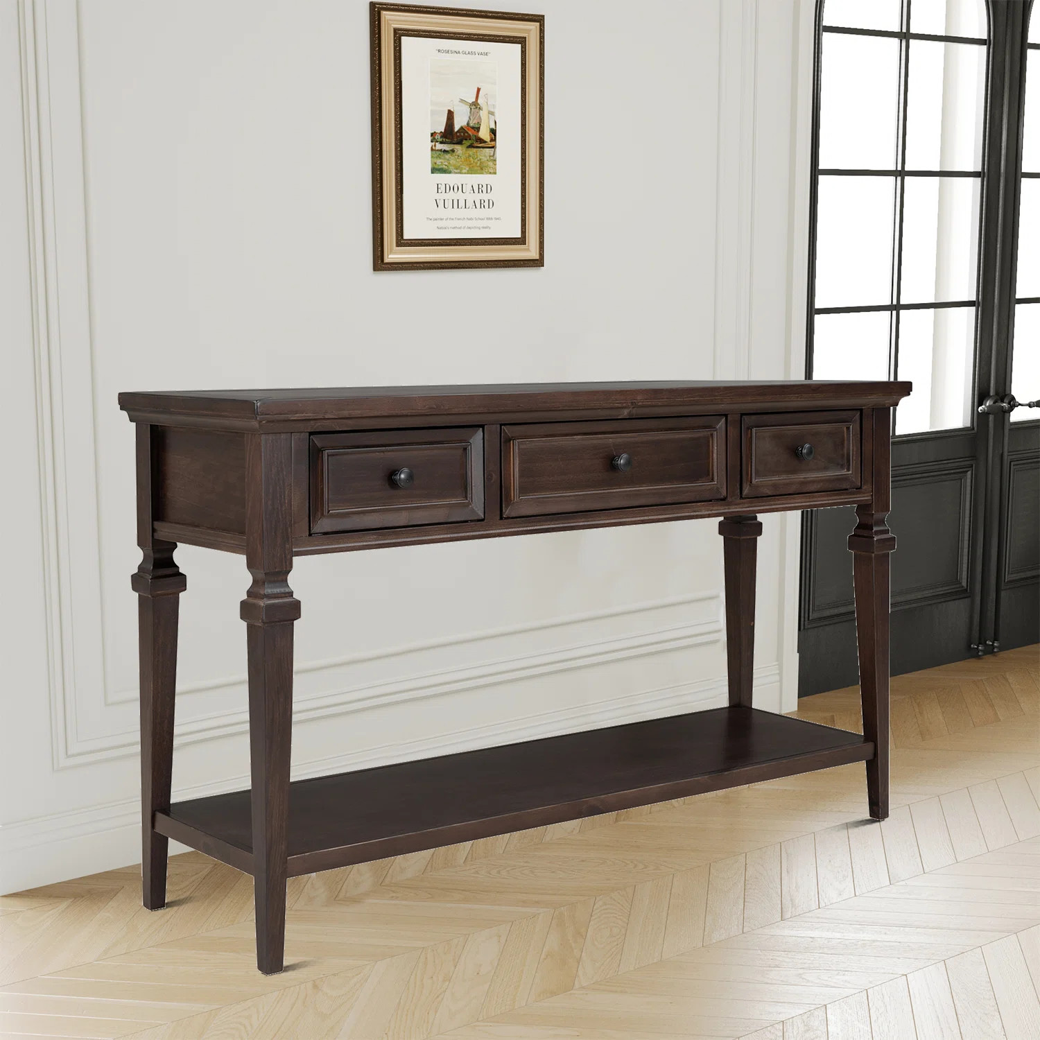 Chrysteen Vintage Style 50.01'' Sideboard with Drawers and Shelves for Living Room, Entryway | Wayfair North America