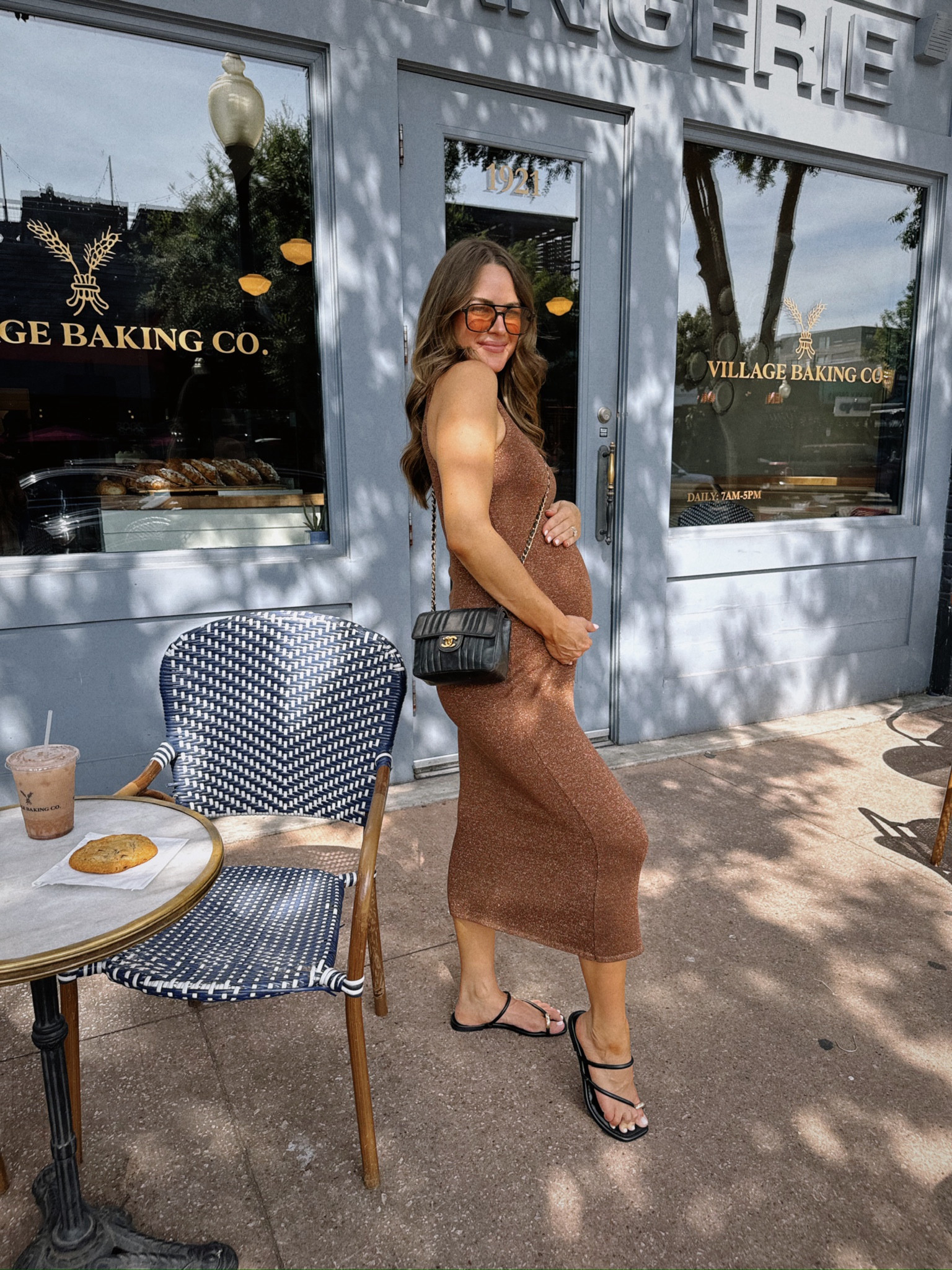 Couldn’t resist matching my cookie & coffee🤎 wearing size small in this dress + my favorite summer sandals that are less than $25

#LTKStyleTip #LTKBump