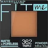 Maybelline New York Fit Me Matte + Poreless Pressed Face Powder Makeup, Truffle, 0.28 Ounce, Pack of | Amazon (US)