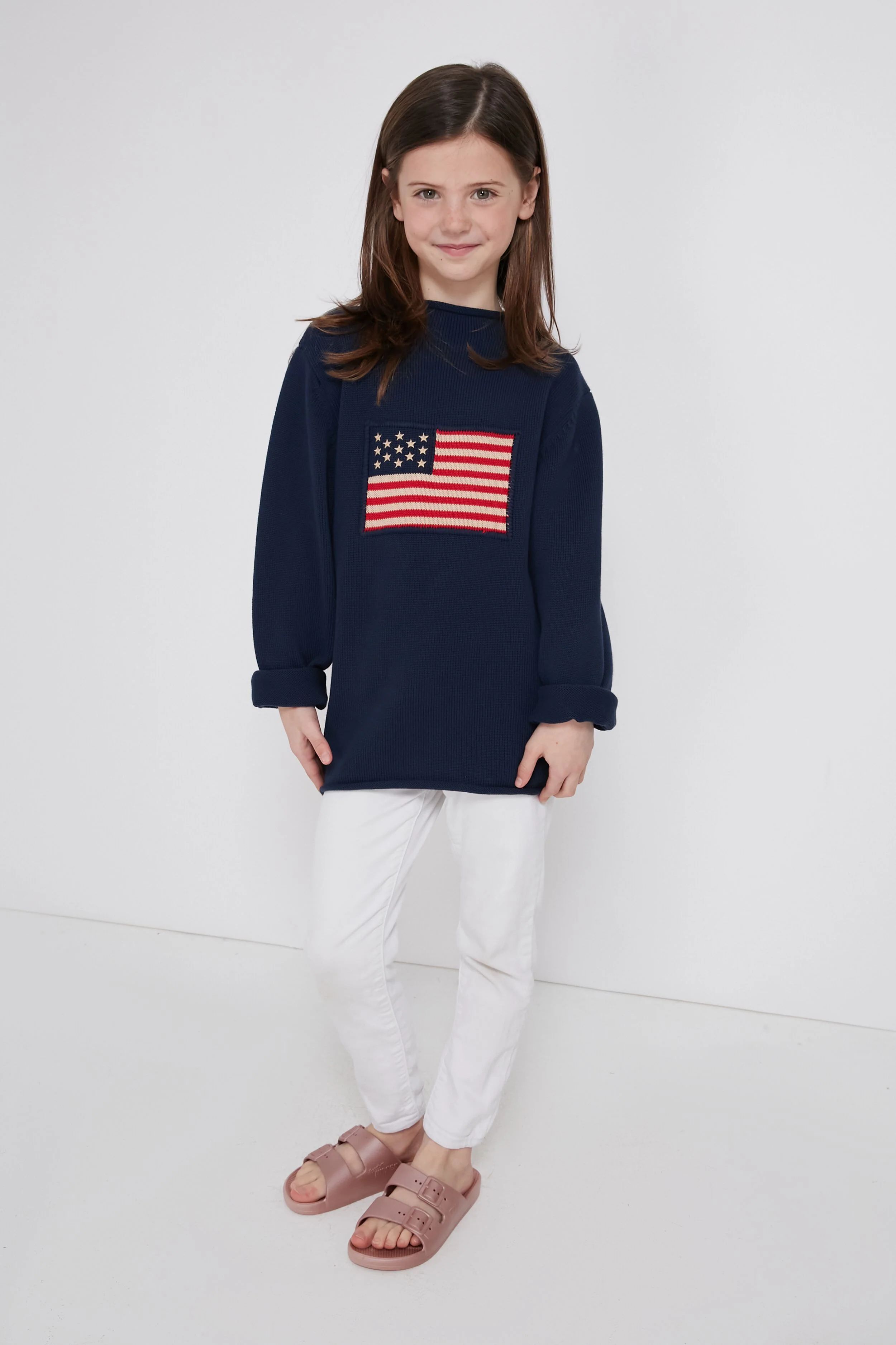 Kid's Navy Americana Sweater | Tuckernuck (US)