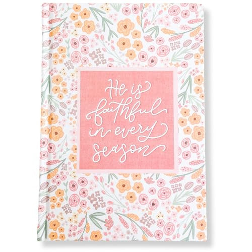 Bible Journal for Women - Christian Gifts for Women Daily Journal Prayer Journal Bible Journaling Supplies for Bible Study Gratitude Journal - 8.5" x 5.5" - 150 Page Lined Journal (He Is Faithful) | Amazon (US)