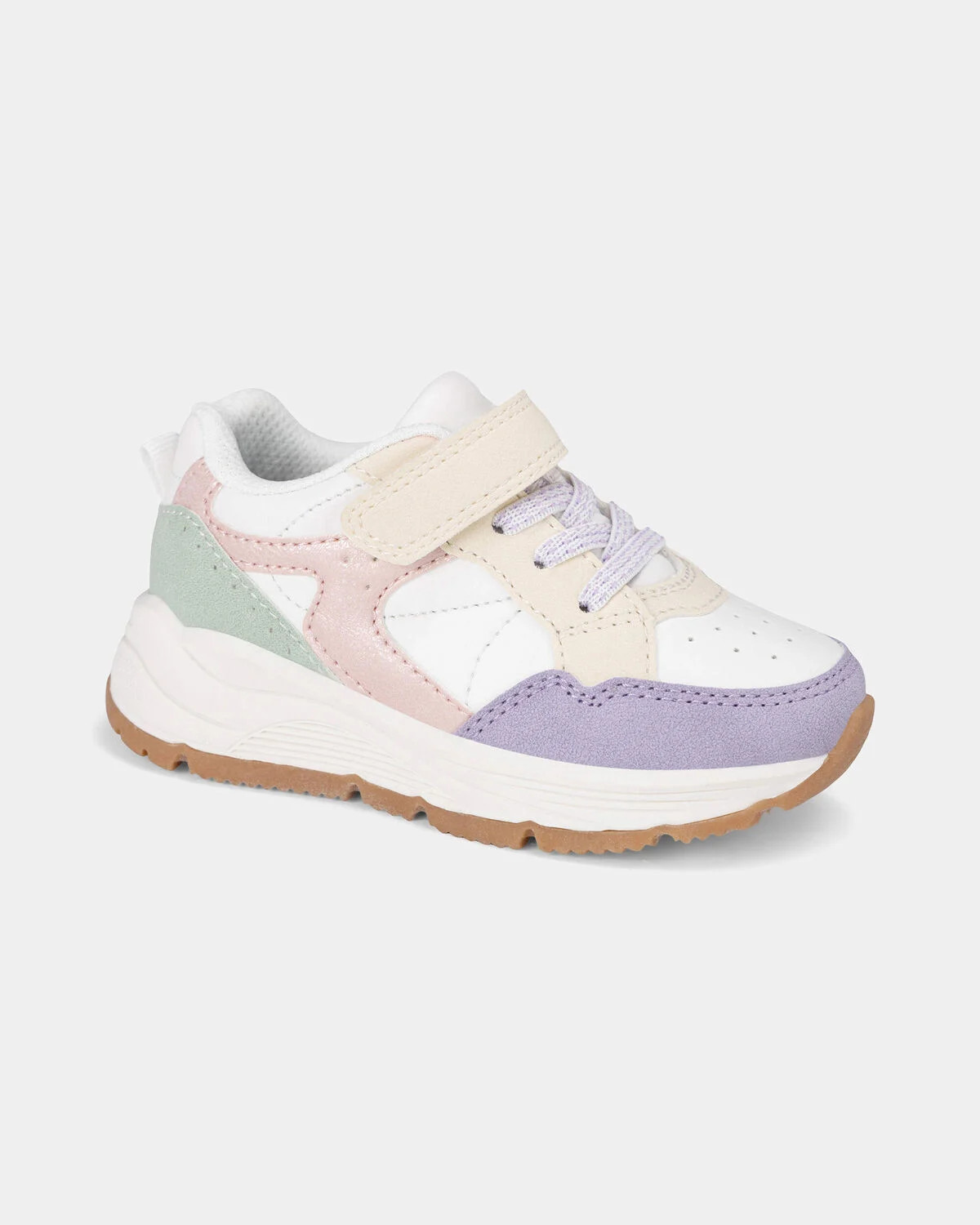 Toddler Girl Color Block Sneakers - White | Carter's Inc