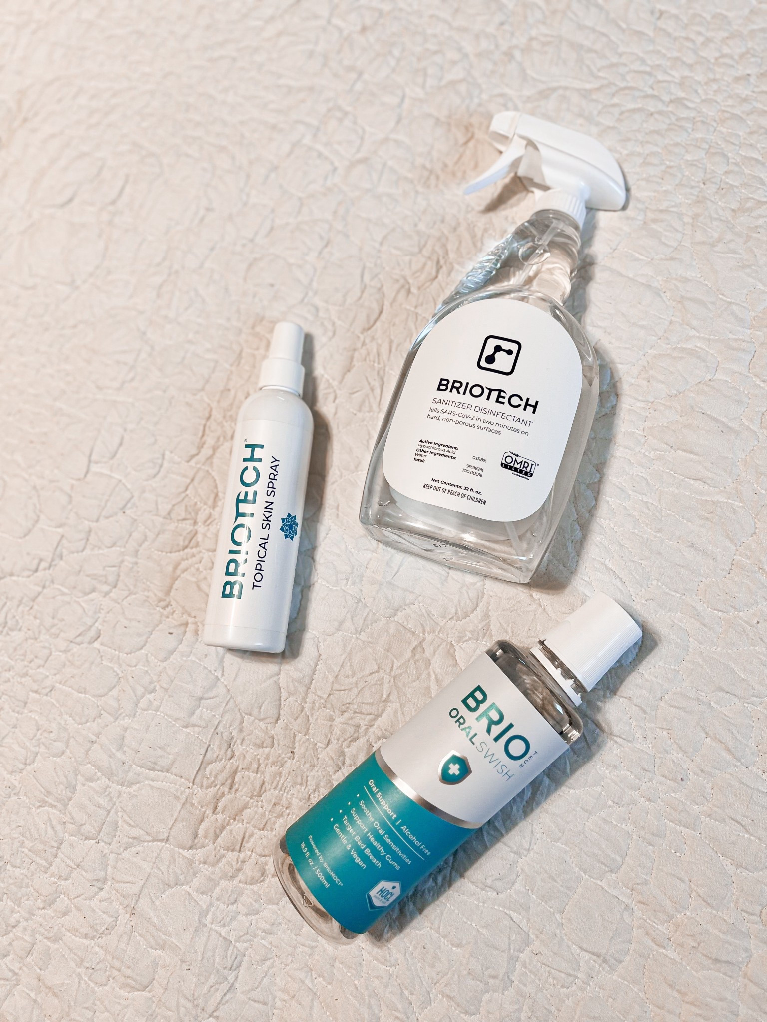 Some of my faves from Briotech! The sanitizer is a must have. It kills 99.99% of viruses! Safe for pets and humans!

#LTKSeasonal #LTKHome #LTKmomlife