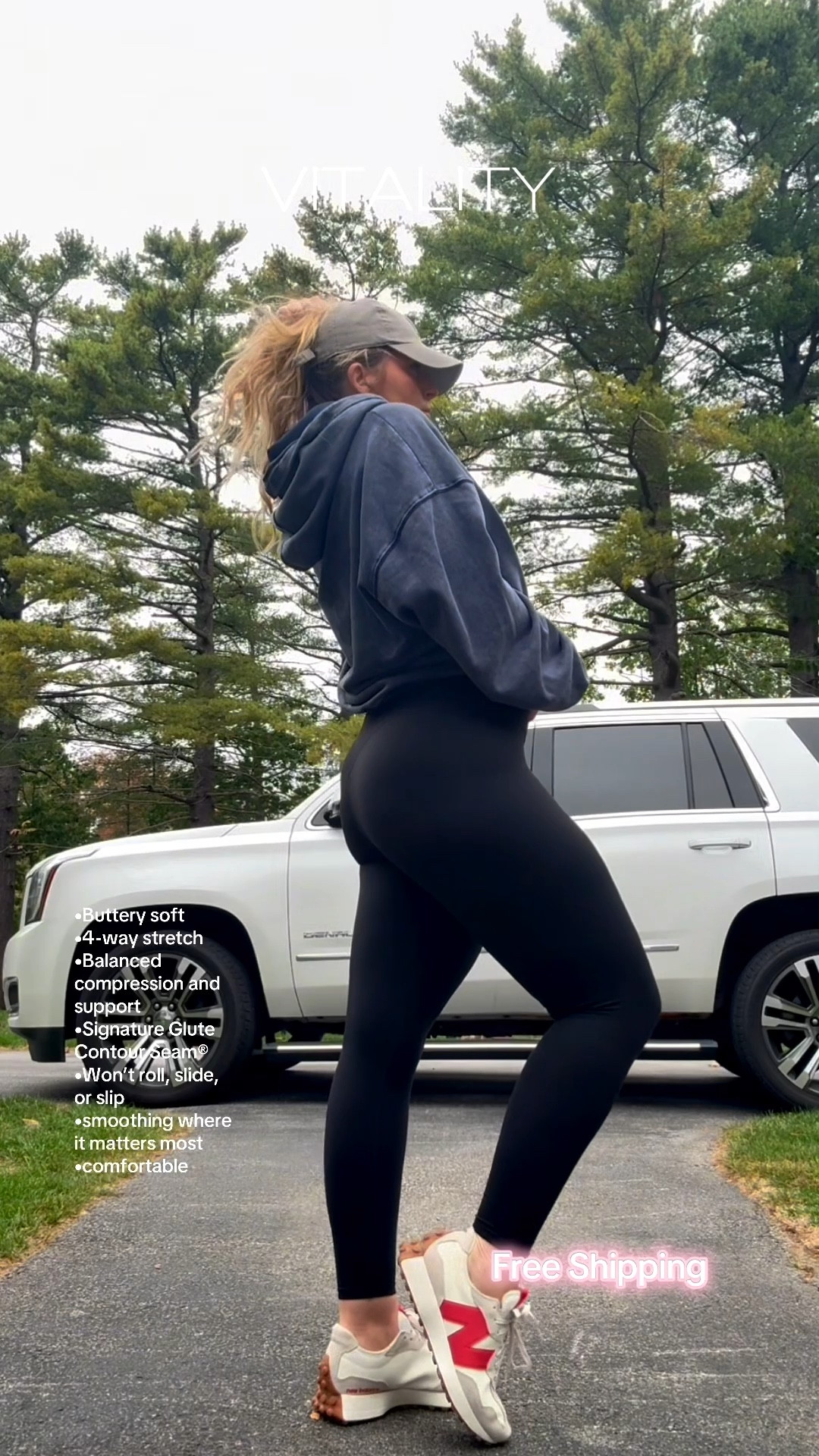 •VITALITY Leggings: Seamless where it counts✔️ flawless fit ✔️Worth every penny ✔️
Wearing a size Large 
•GAP logo cropped vintage hoodie: so soft with front and back logo. I’m 5/8 and went with a Large Tall for a less cropped look. 
•NEW BALANCE sneakers: wearing a size 9.5 

 

#LTKFindsUnder100 #LTKMidsize #LTKActive