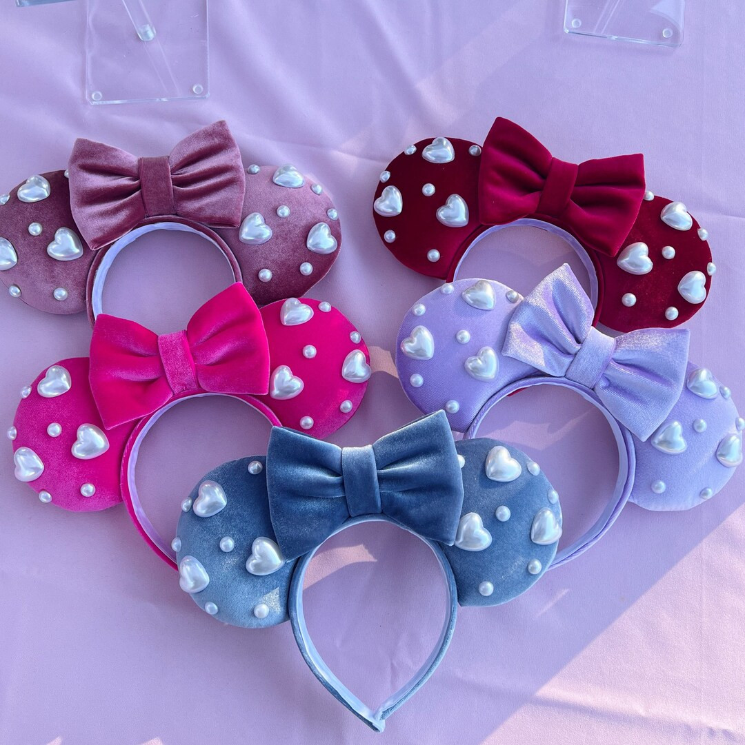 Heart Pearl Ears | Etsy (US)