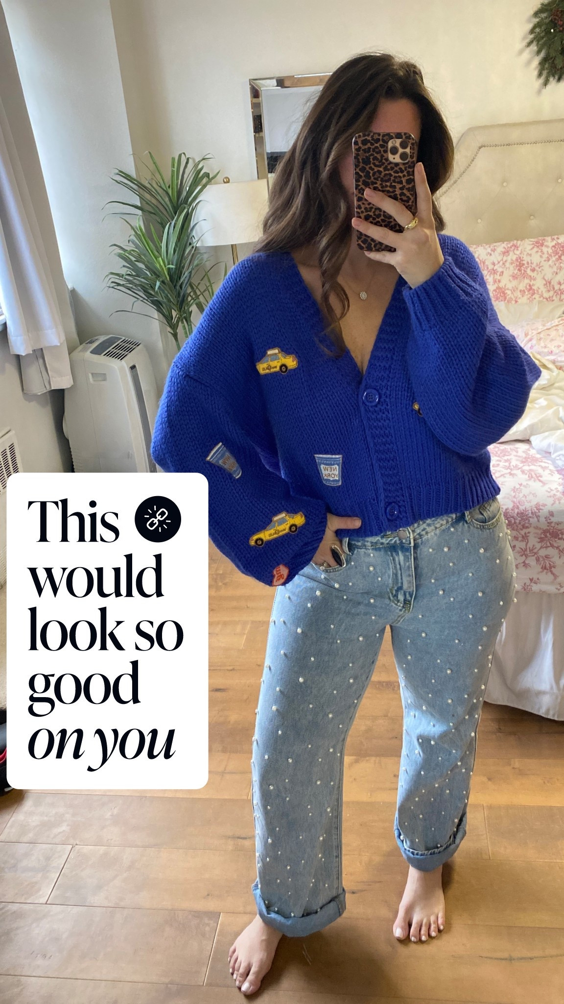 Nyc cardigan paired with Pearl jeans and my Sherpa ballet flats that I love and live in from target  

#LTKFindsUnder100 #LTKFindsUnder50 #LTKMidsize