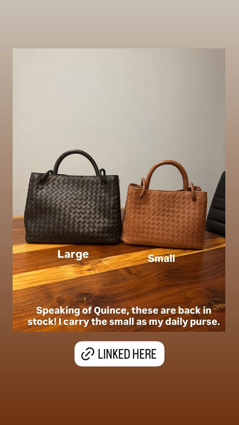 Love this bag from Quince - comes in two sizes 

 