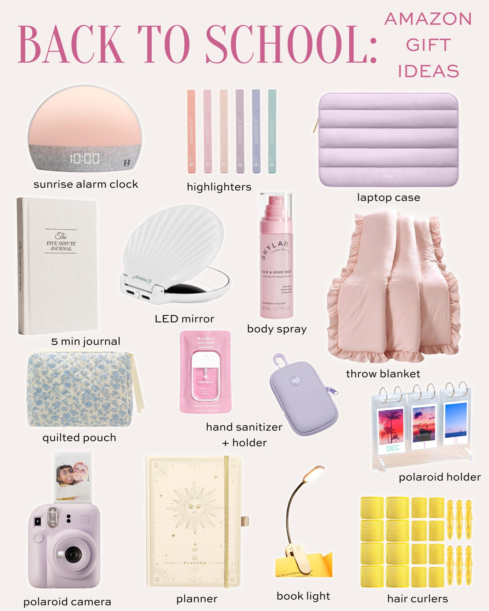 Back to school gift ideas!

Gifts for her, gifts for teen girls, gifts for pre teen girls, gifts for girls, back to school gift ideas, back to school gifts, gift basket, gift basket ideas, gift basket inspo, amazon gifts, amazon gift ideas, amazon gifts for her, gift basket for her, college gift basket, dorm gift basket 

#LTKBacktoSchool #LTKHome #LTKKids