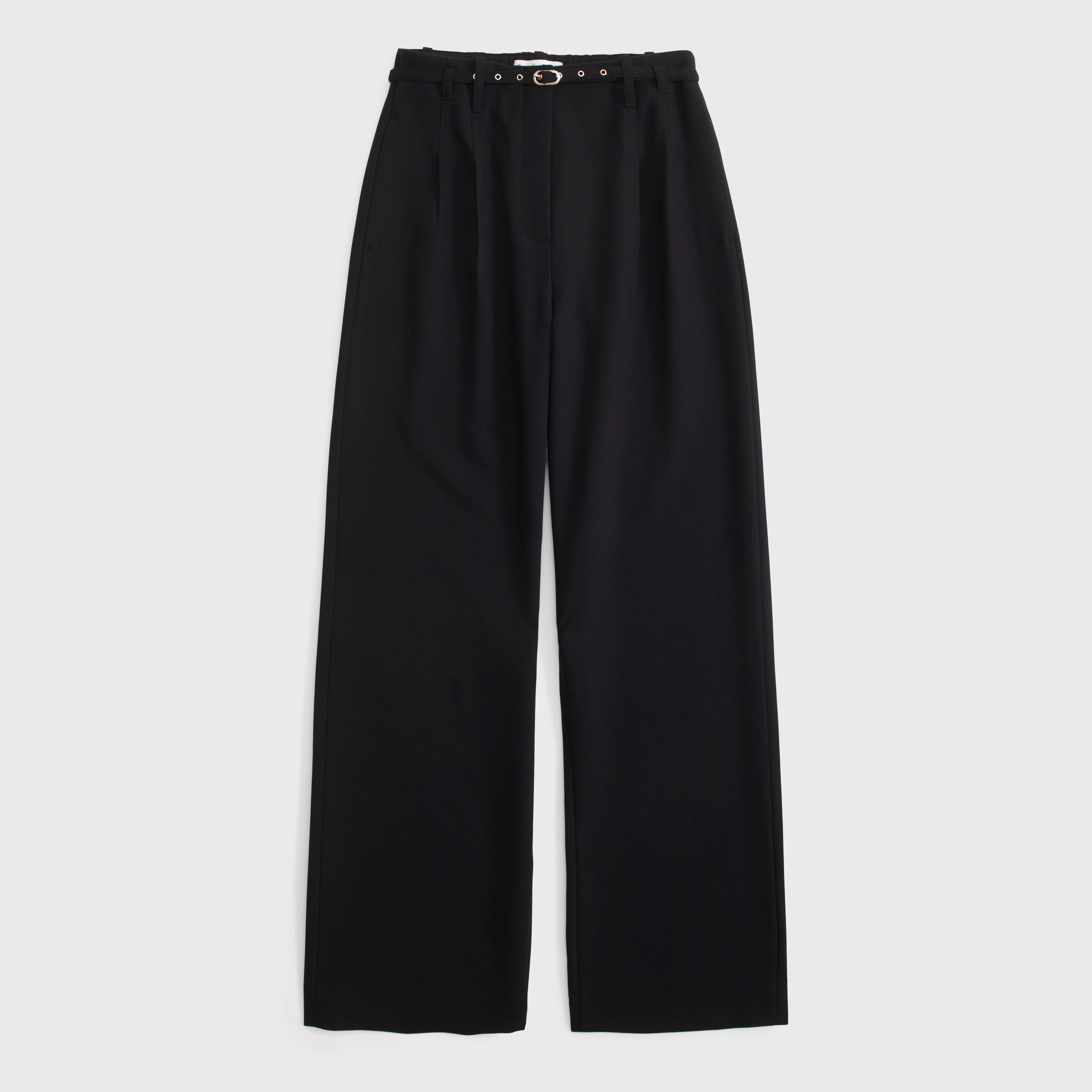 A&F Sloane Tailored Belted Wide Leg Pant | Abercrombie & Fitch (US)