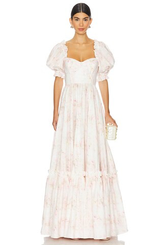 The Ritz Gown in Bleached Floral | Revolve Clothing (Global)