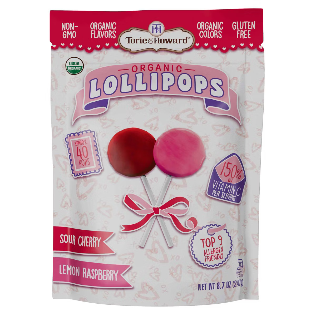 Torie & Howard Valentine's Lollipops Bag - 8.7oz | Target