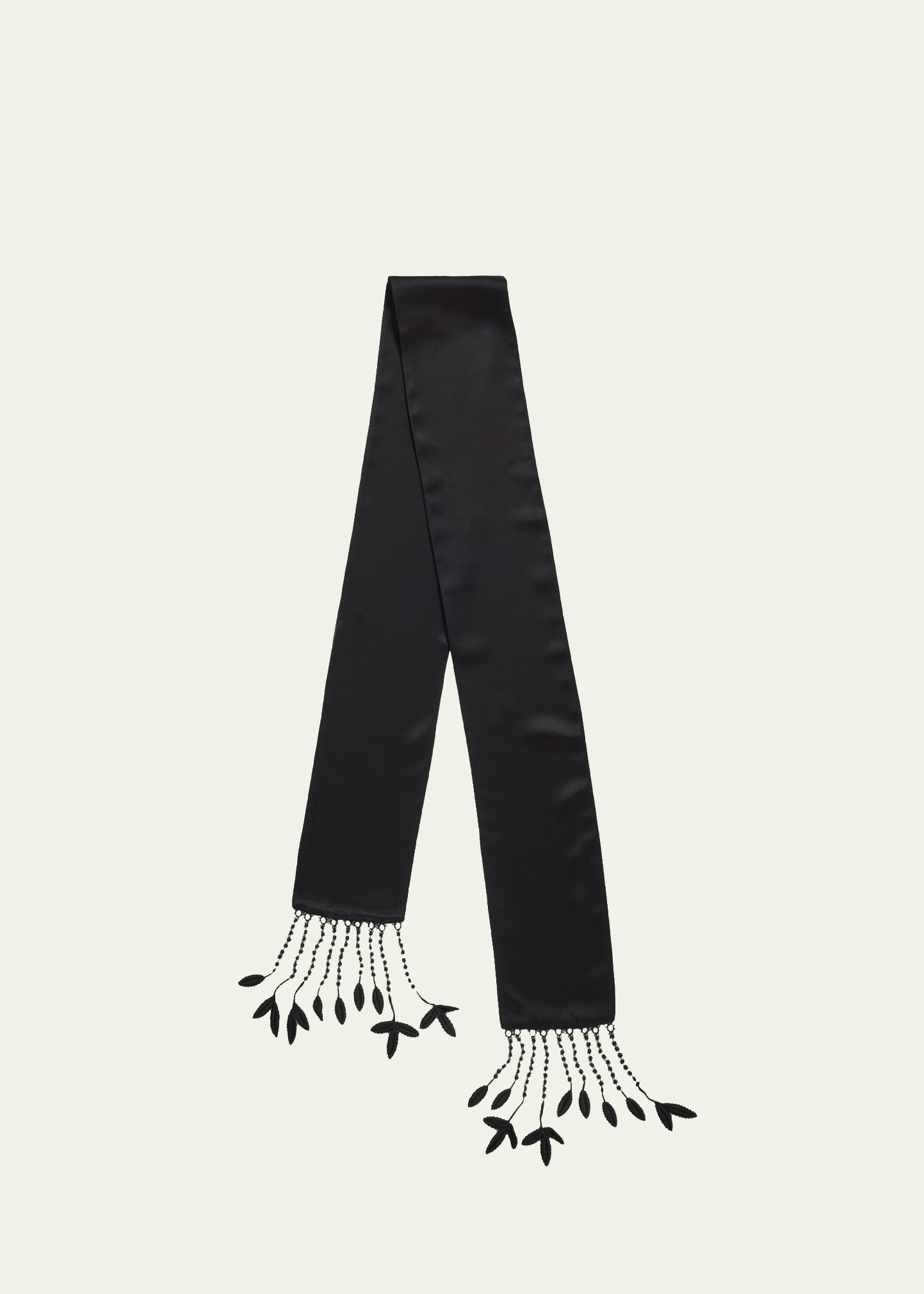 Toteme Guipure Lace Tuxedo Scarf | Bergdorf Goodman