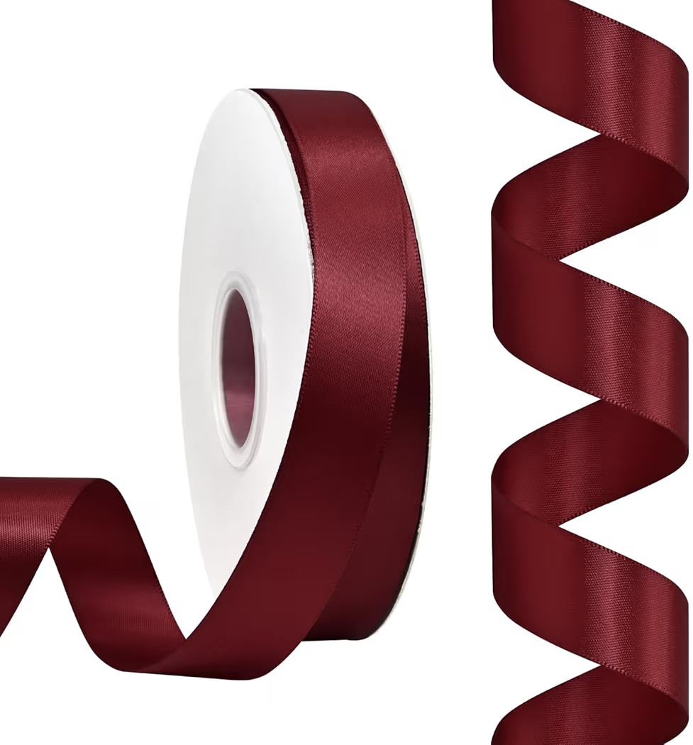 Sherry Satin Ribbon 7/8 Inch 50 Yards Double Faced Polyester Satin Ribbons for Gift Wrapping, DIY... | Amazon (US)