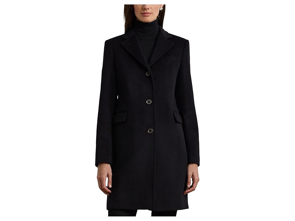 Lauren Ralph Lauren SB Wool Women's Coat Regal Navy : 8, Polyester/Rayon/Wool | Zappos
