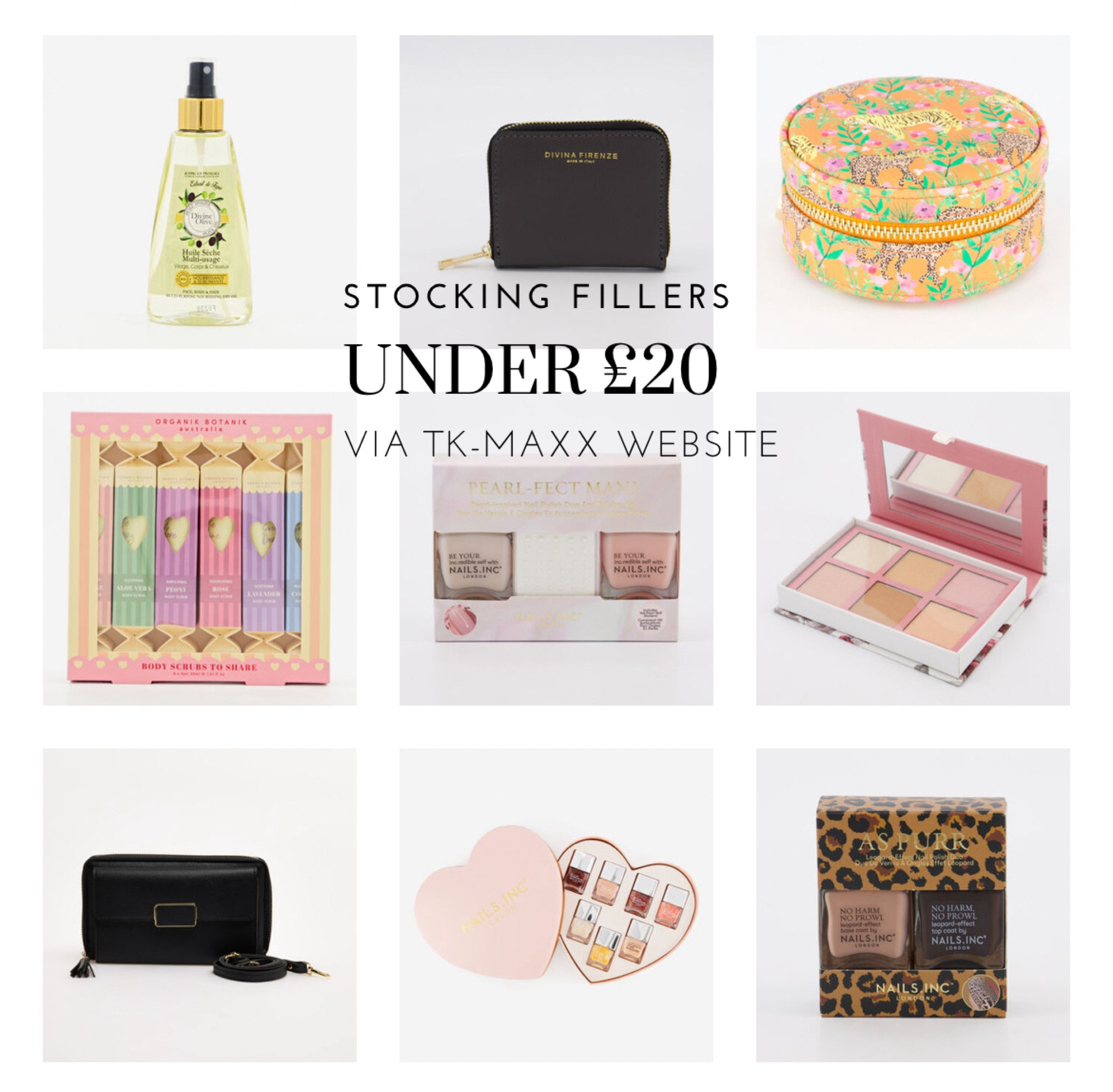 super cute stocking fillers for her for under £20 all from the tk-maxx website!! #LTKGift 

#LTKHoliday #LTKGiftGuide #LTKfindsunder50