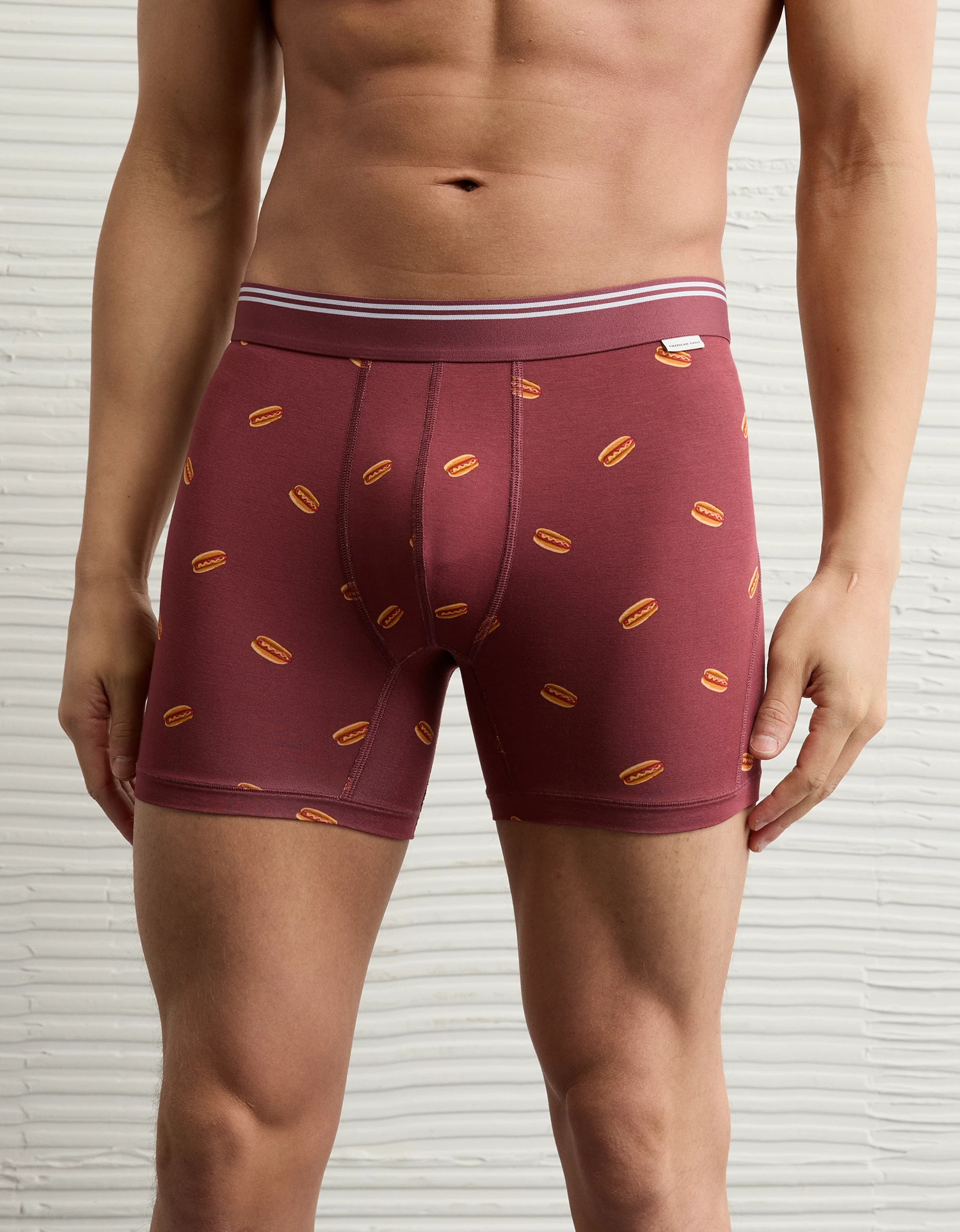 AEO Men's Hot Dogs 4.5" Ultra Soft Boxer Brief | American Eagle Outfitters (US & CA)
