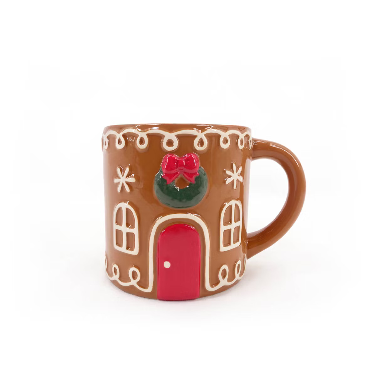 9 fl oz Novelty Ceramic Mugs Gingerbread - Bullseye's Playground™ | Target