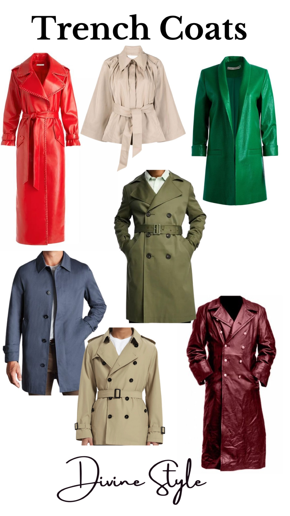 Layer up in style in fall season’s stylish tench coats. From leather to bold colors and buttoned or belted styles, look sizzling in the best fall layers.

#LTKSeasonal #LTKmens #LTKfindsunder100