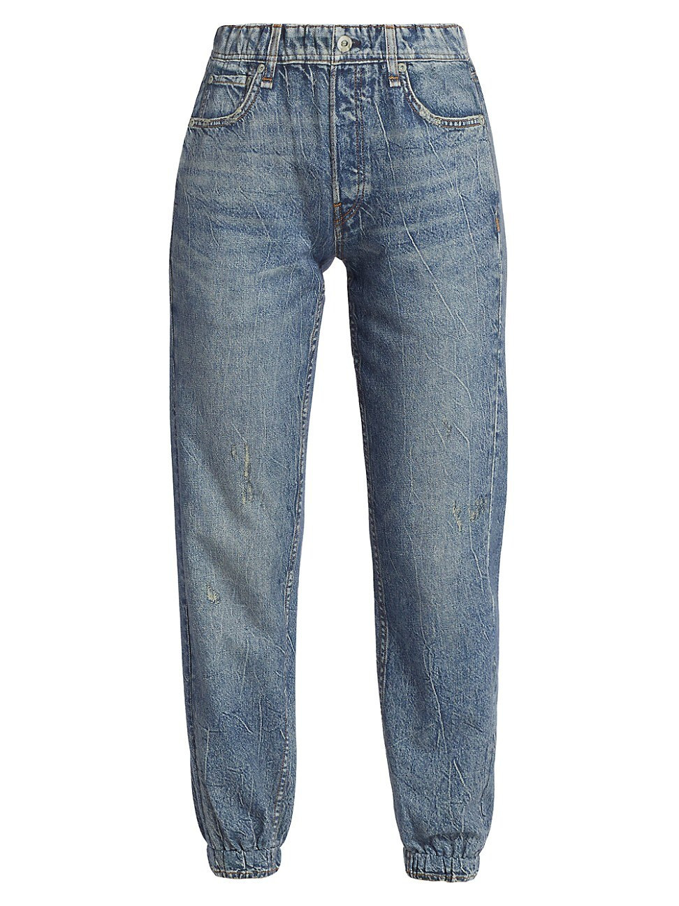 Women's Miramar Denim-Print Jogger Pants - Deep - Size XS | Saks Fifth Avenue