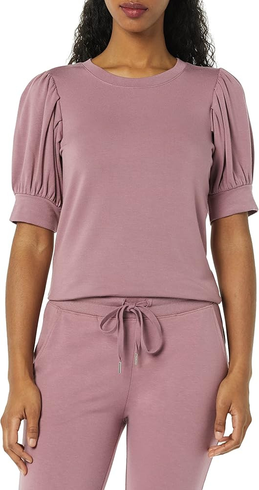 Daily Ritual Women's Supersoft Terry Puff-Sleeve Top | Amazon (US)