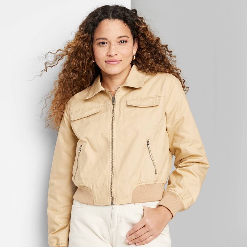Women's Cropped Utility Jacket - Wild Fable™ | Target