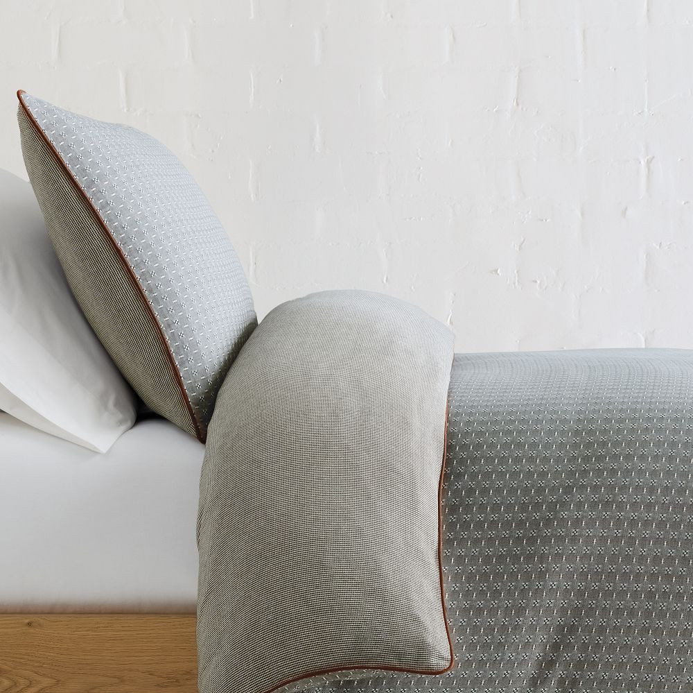 Reversible Micro Pattern Duvet Cover & Shams | West Elm (US)