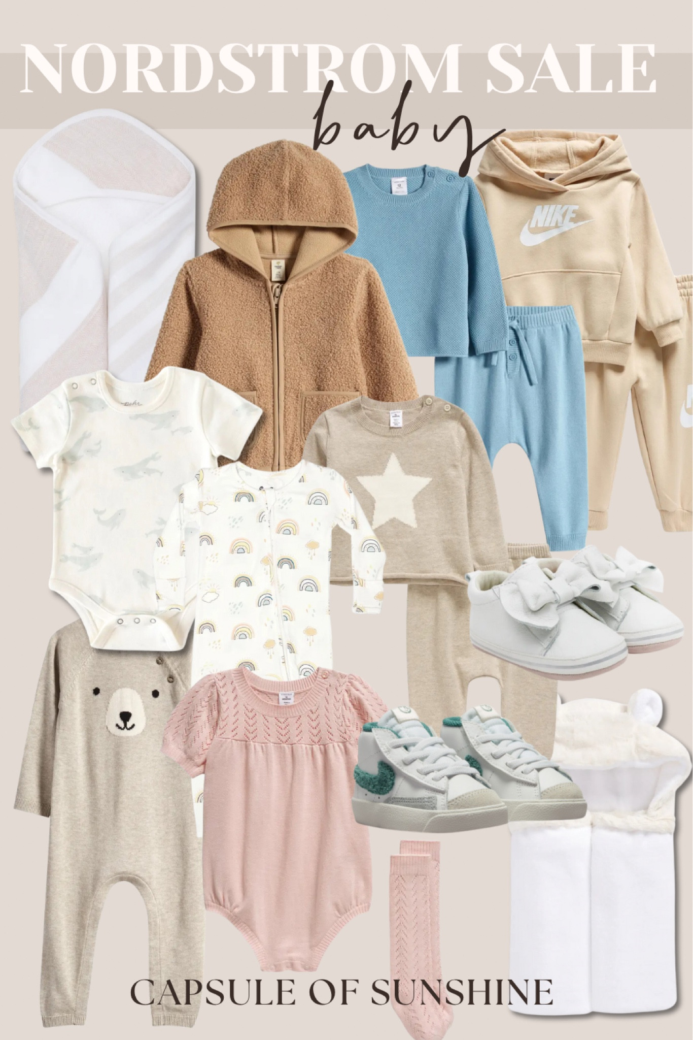 **Nordstrom Anniversary Sale Early Access has begun!** Starting today, July 10, Icons & Ambassadors now have access to shop. The sale will open to Influencers tomorrow, and everyone else on July 15. Be sure to start your Wish List now if you haven’t already and pull the trigger if you have early access! Several items are already starting to sell out!

If anything you want is currently sold out, you can receive restock alerts on the Nordstrom app!

**Nordstrom Anniversary Sale Baby Picks**

Nordstrom Anniversary Sale | Baby | Nike Hoodie Set | Hooded Cardigan | Nordstrom Baby Hooded Towel & Washcloth Set | Burt’s Bees Baby Organic Bodysuit Set | Little Me Footie | Nordstrom Baby Sweater Set | 3-Piece Little Character Set | Monica + Andy | Tucker + Tate | Capsule of Sunshine | NSALE

#NordstromAnniversarySale #BabyGear #Nike #BarefootDreams #NordstromBaby #BurtsBeesBaby #LittleMe #Carters #MonicaAndAndy #TuckerAndTate #BabyEssentials #FashionDeals #CapsuleOfSunshine #NSALE #WardrobeEssentials #SaleAlert #FallFashion #ltkpicks

#LTKxNSale #LTKBaby #LTKSummerSales