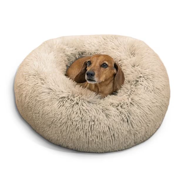 Best Friends by Sheri The Original Calming Shag Fur Donut Cuddler Cat & Dog Bed | Chewy.com