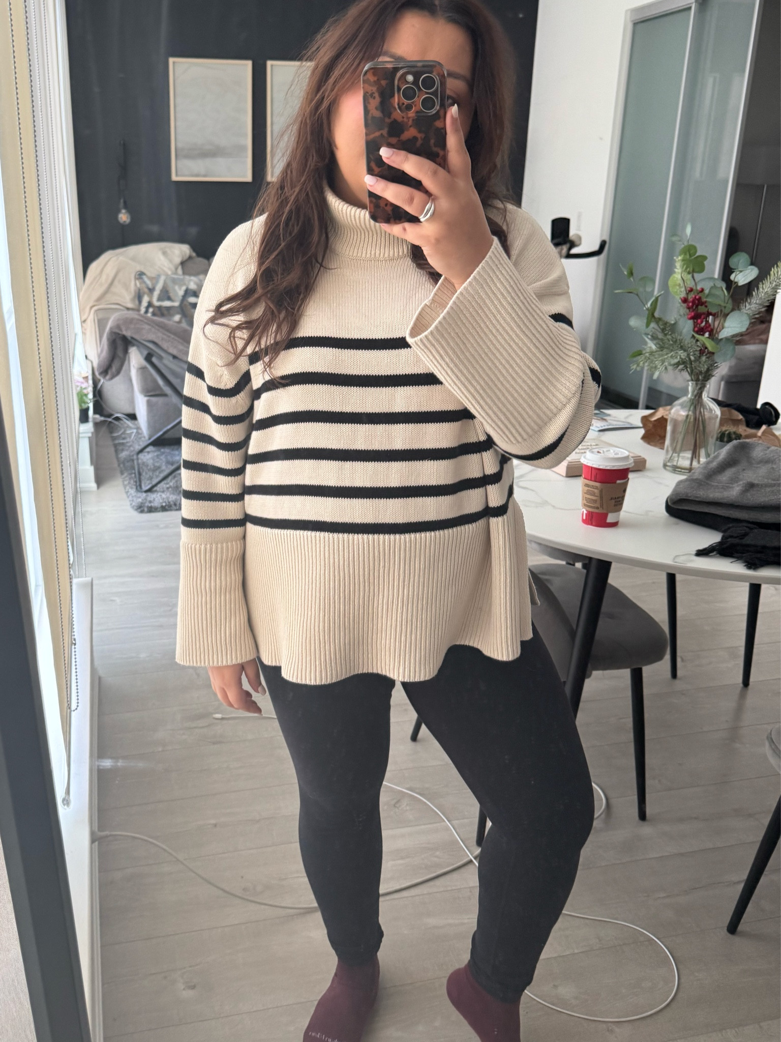 My current favourite turtleneck striped sweater is this on from the Gap and it’s on sale! I’ve also linked similar ones as well as my favourite stacked silver rings from Pandora! 

#LTKmidsize #LTKworkwear #LTKwinter