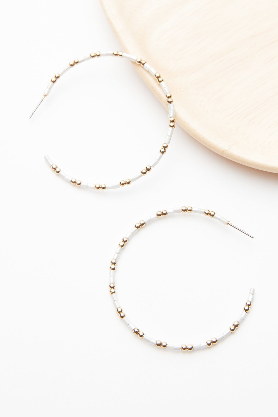 EVEREVE Cici Beaded Hoop Earring | EVEREVE | Evereve
