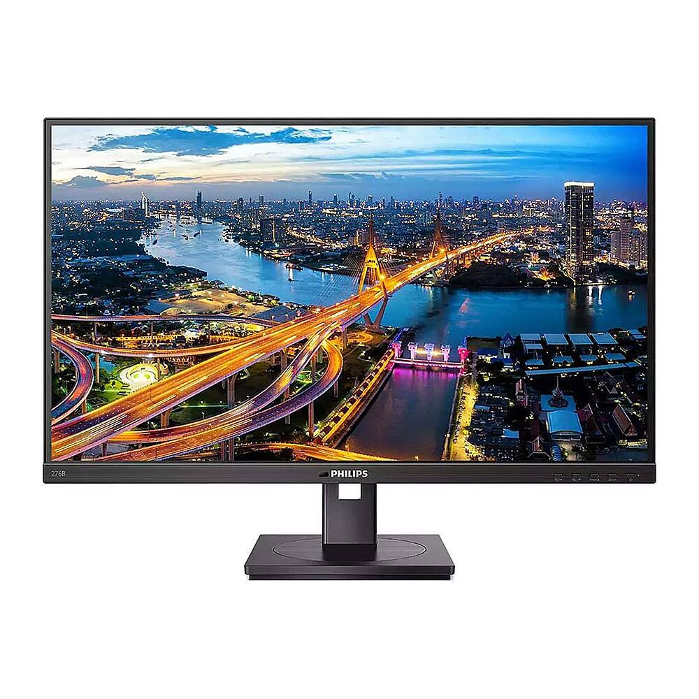 Philips - B-Line 276B1 27" IPS Quad HD Monitor (Displayport, HDMI, Dual link DVI, RJ45) - Textured Black | Best Buy U.S.