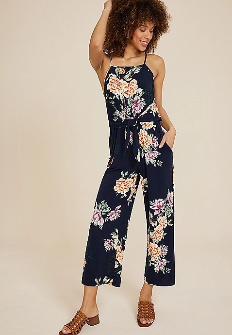 24/7 Tie Front Jumpsuit curated on LTK