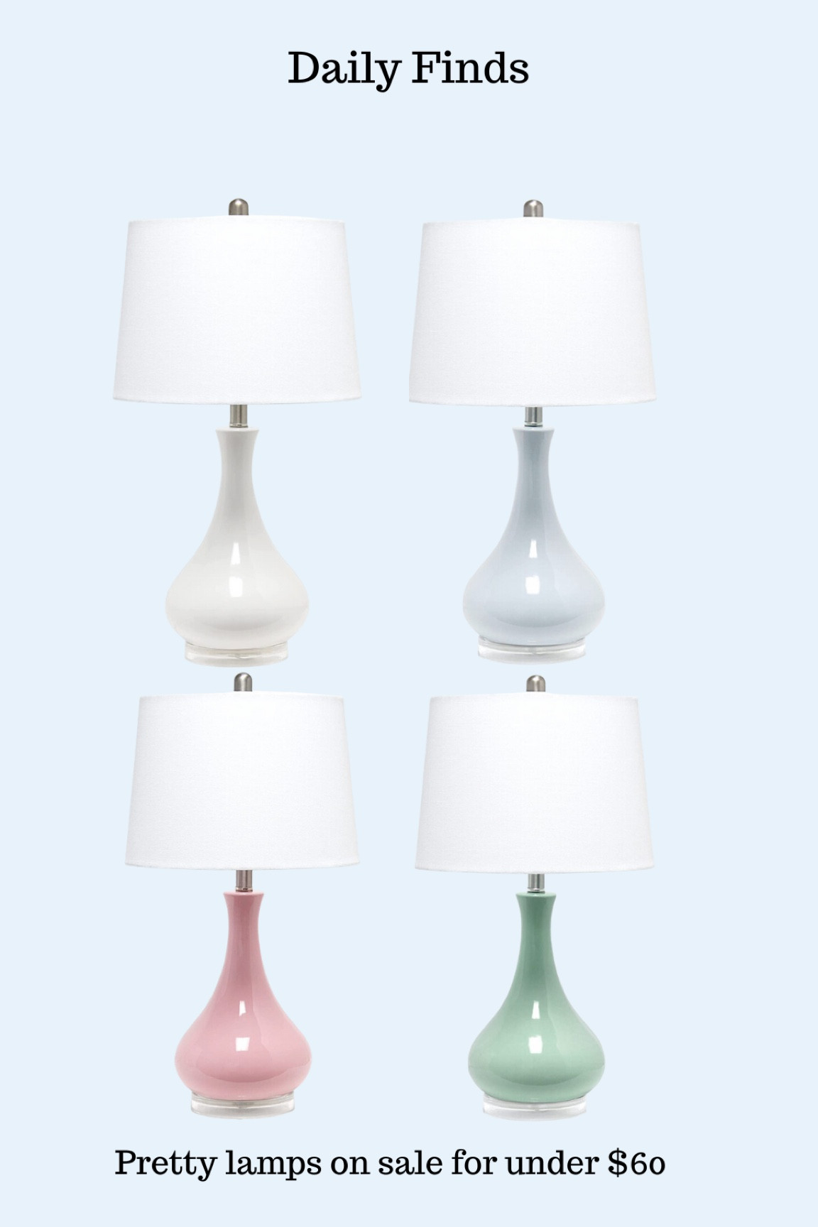 lamps on sale! 

#LTKsalealert #LTKhome #LTKunder100