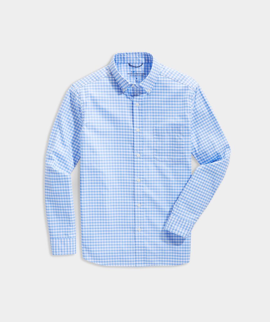 On-The-Go brrr° Gingham Shirt | vineyard vines