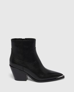 Lucy Boot - Black Leather | Paige