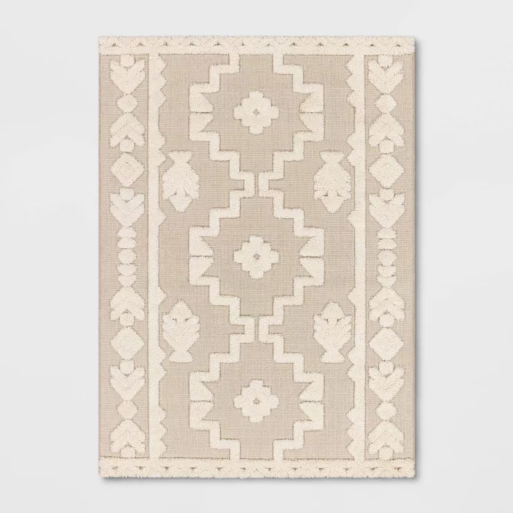 Outdoor Rug Tufted Cream - Opalhouse™ | Target
