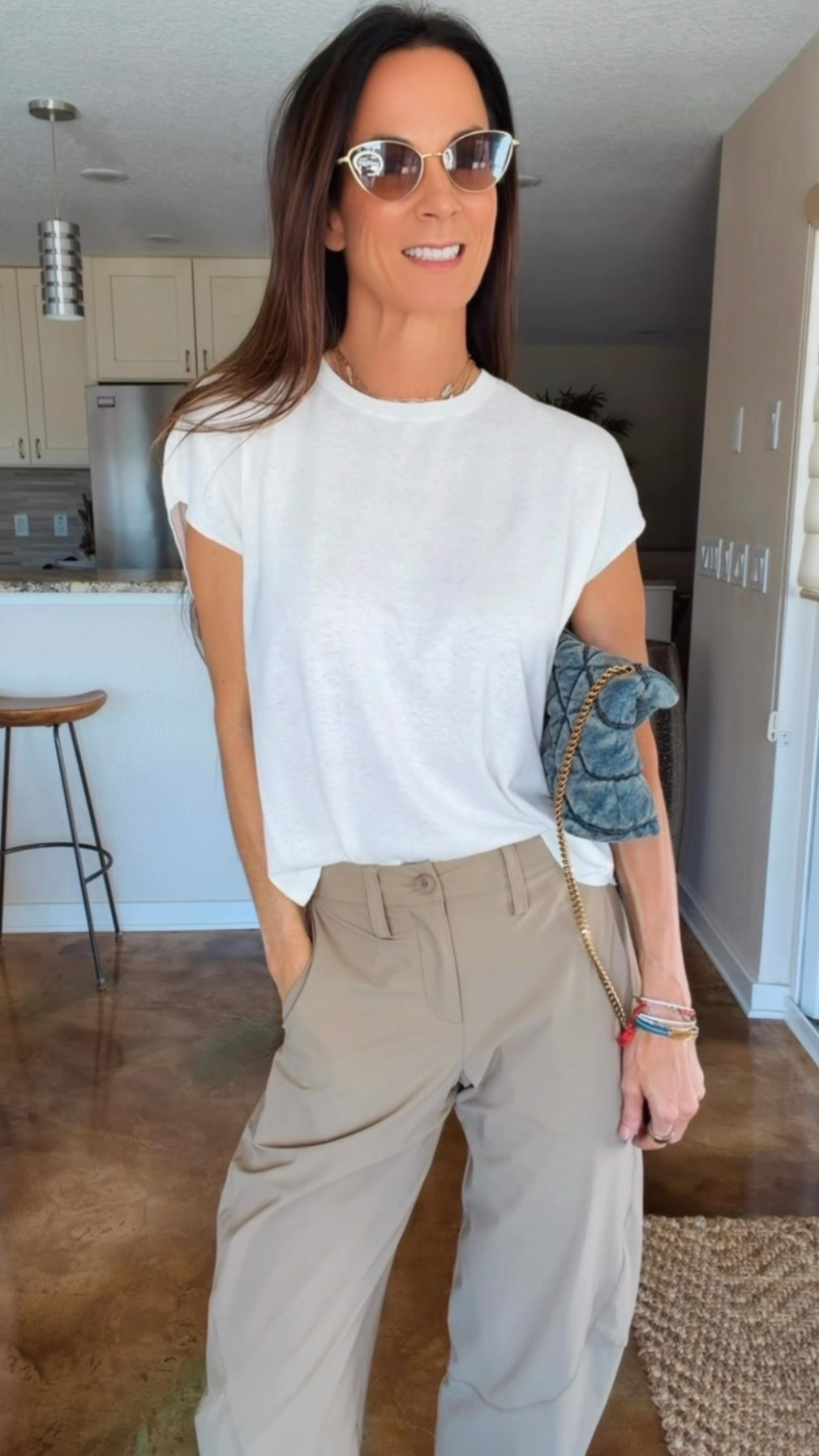 Same lightweight sweater top… two completely different vibes 🤍✨
One look says “running errands but make it designer.”
The other says “martini at 6.” 😌🍸

Proof that shoes really do change the entire outfit. From sporty Prada sandals to Gucci heels with the SAME viral bottoms… and honestly I can’t decide which version I love more 👏🏼

Use code NICOLE15 for a discount 🤍

#NicoleColeeStyle #EffortlessChic #LuxuryCasualStyle #NeutralStyleInspo #EverydayDesigner

#LTKgrwm #LTKdayinmylife #LTKootd