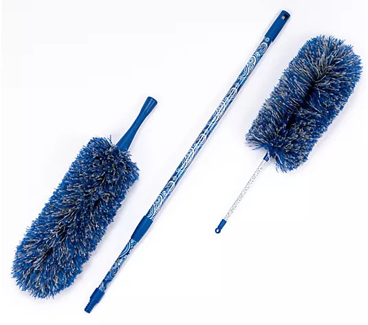 Campanelli 3-pc Duster Kit with Pole, Duster Head & Handheld Duster | QVC