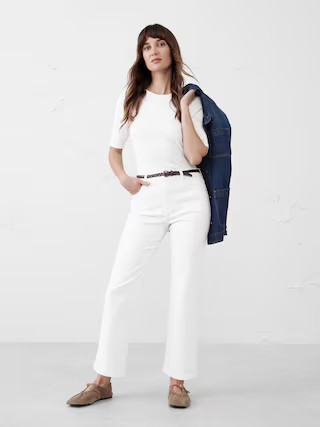 High-Rise Bootcut Cropped Jean | Banana Republic Factory