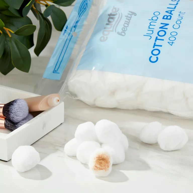 Equate Beauty Jumbo Cotton Balls, 400 Count | Walmart (US)