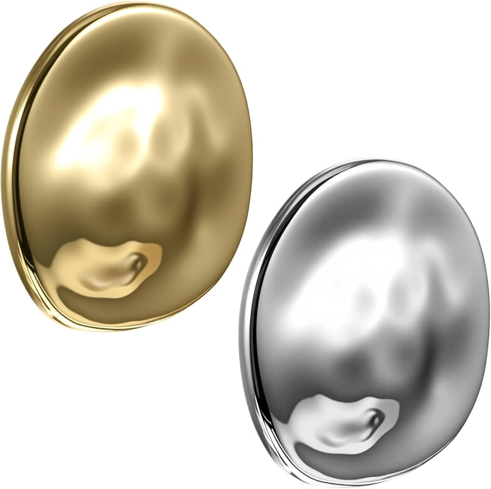 Gold Brooches for Women Men Irregular Round Brooch Pins Vintage Geometric Metal Brooch Pin Decora... | Amazon (UK)