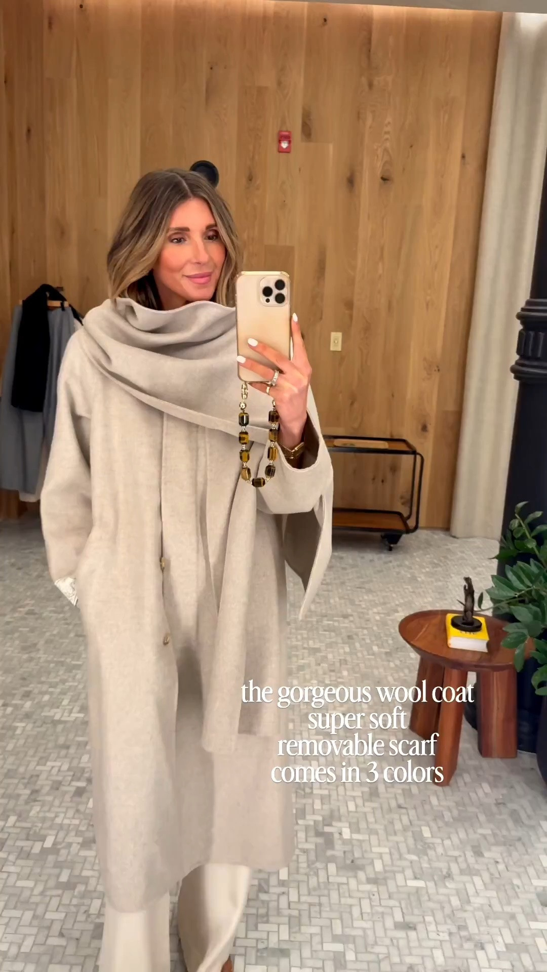 This gorgeous wool coat from @Aritzia is super soft and comes with a removable scarf! Available in 3 colors

#LTKfall #LTKstyletip

#LTKWorkwear