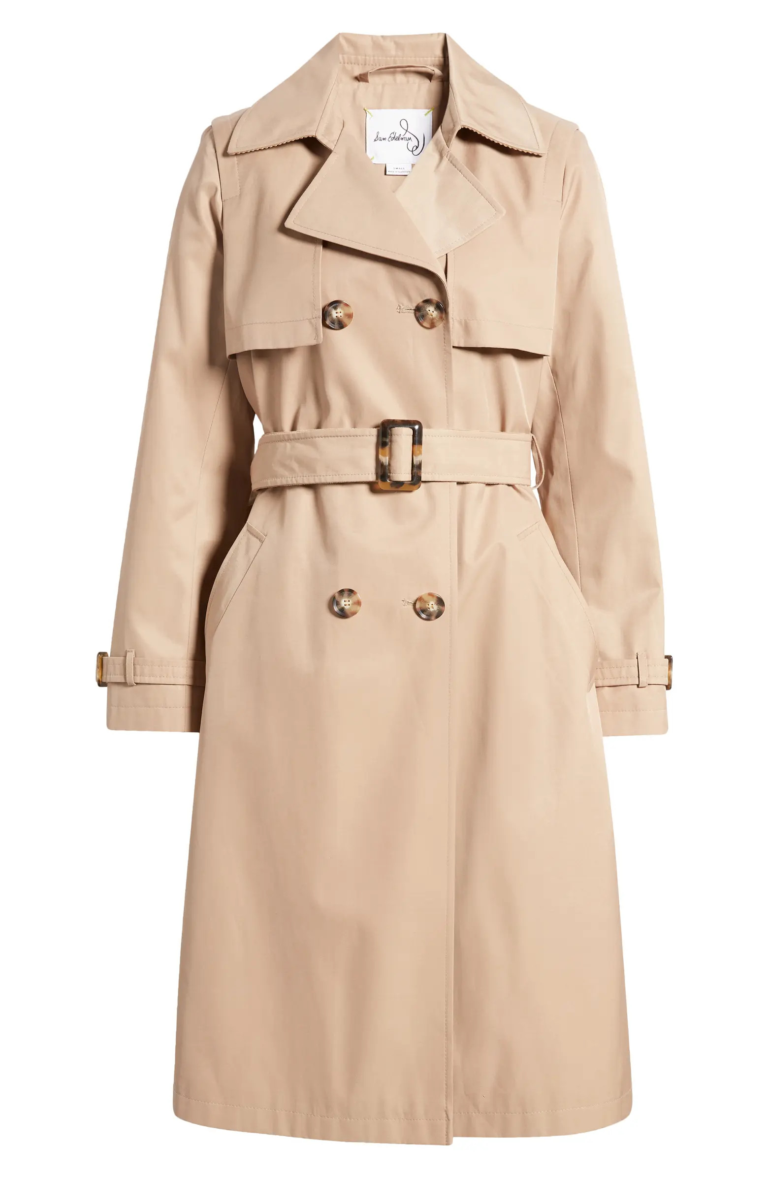 Water Resistant Double Breasted Trench Coat | Nordstrom