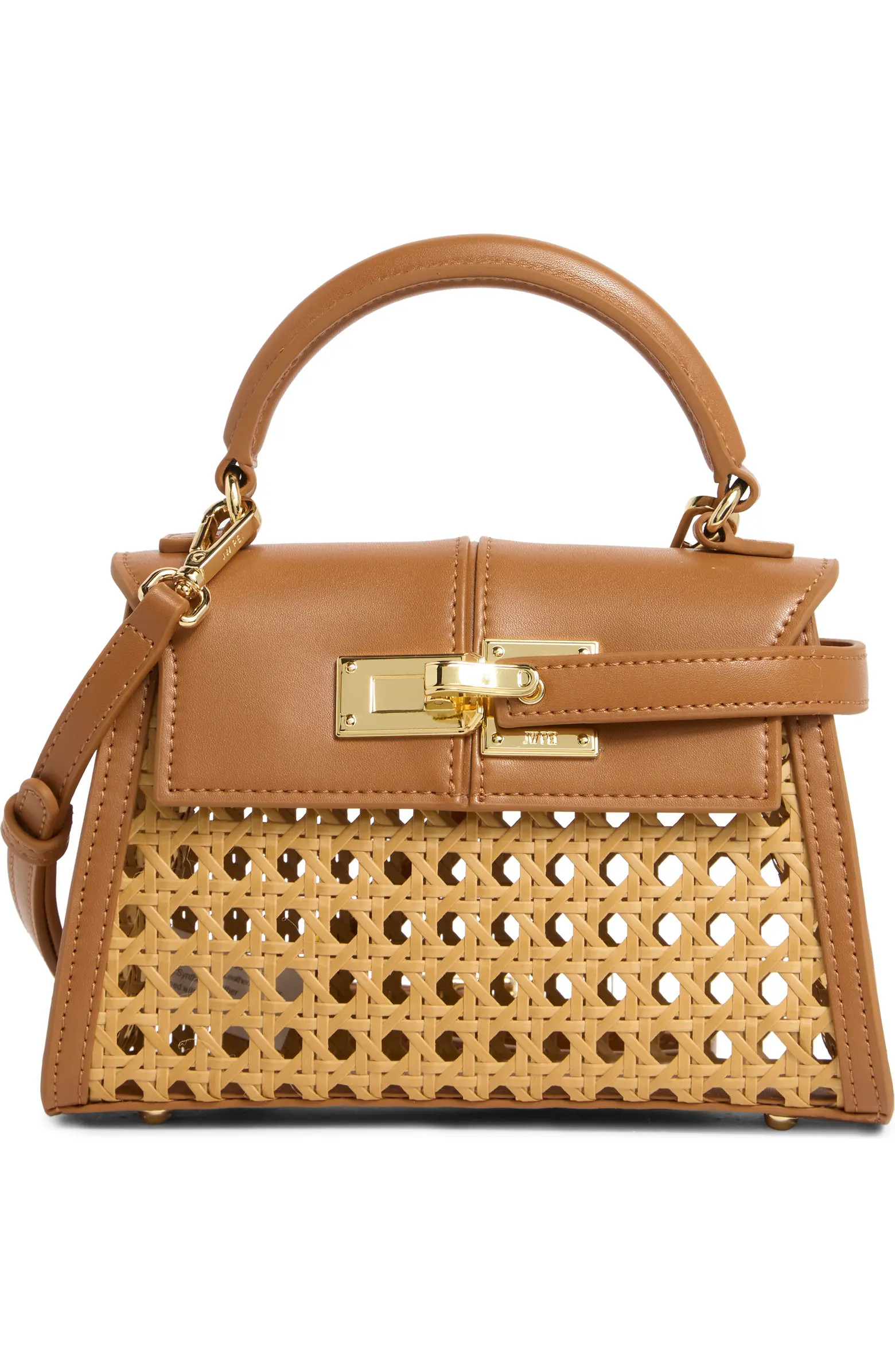 JW PEI Elise Faux Woven Top Handle Bag | Nordstrom | Nordstrom