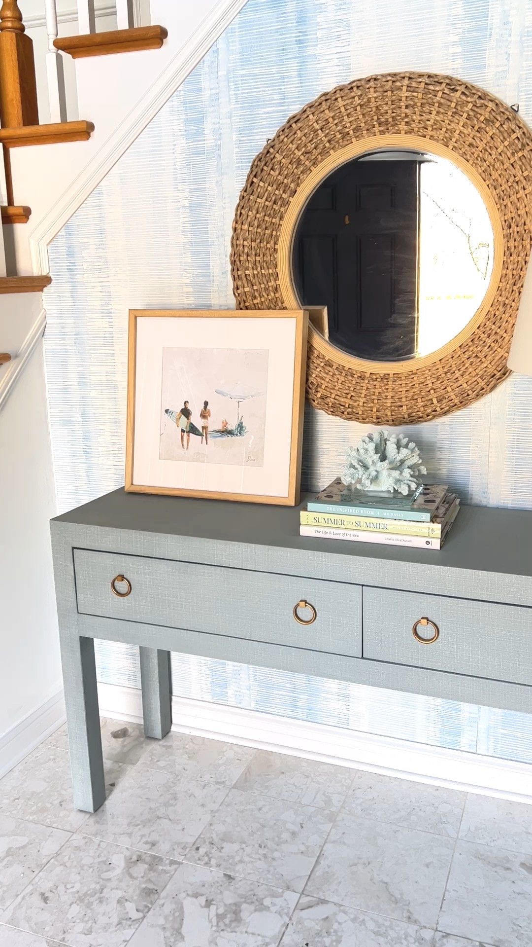 This blue linen foyer table from Serena & Lily brings coastal color and elevated style to your entryway. I love how the rich blue hue paired with crisp accents makes the space feel bright, welcoming, and designer-inspired. 



#LTKU #LTKHome #LTKSaleAlert