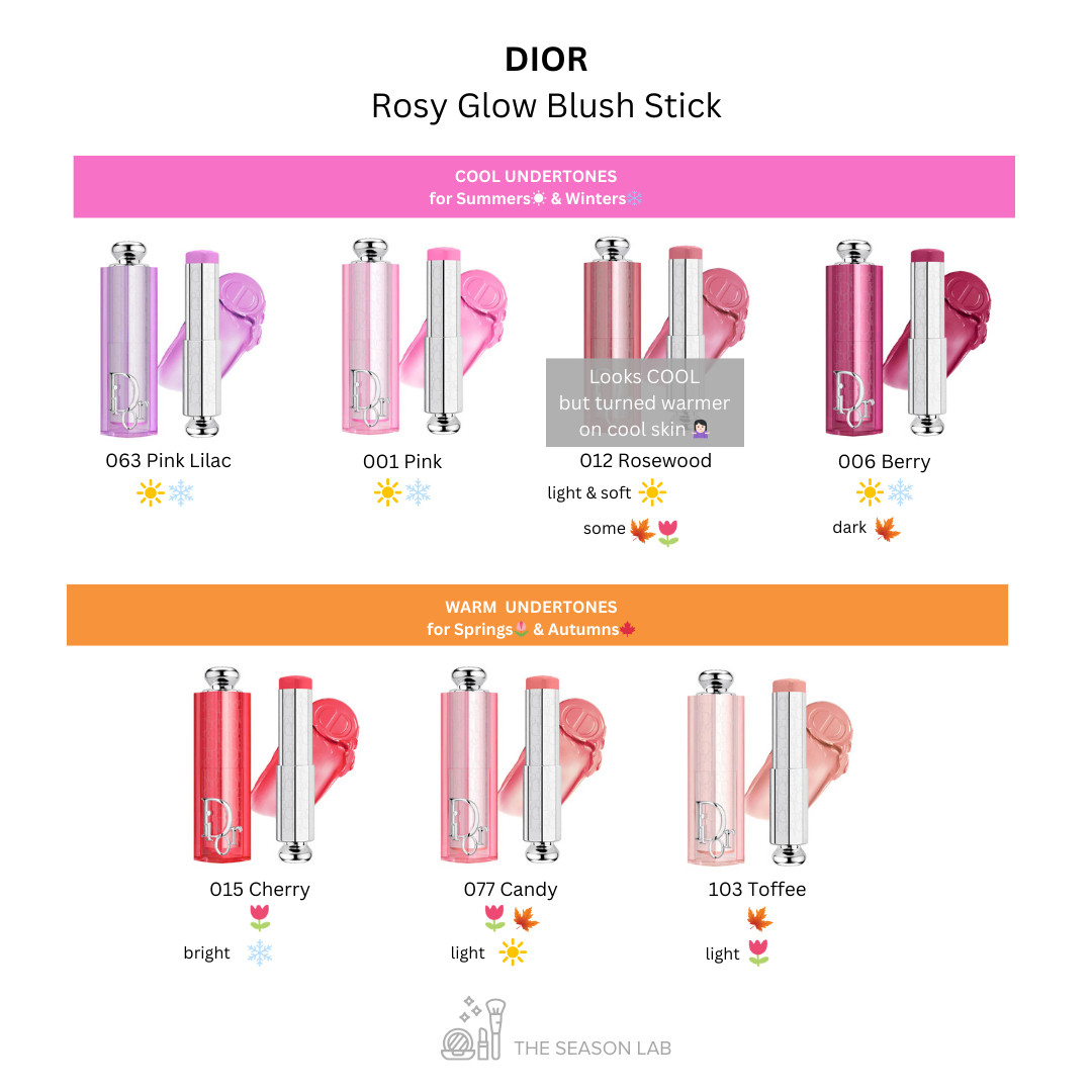 DIOR 
Rosy Glow Blush Stick 

by Seasons
Winter ❄️
Summer ☀️
Spring 🌷
Autumn 🍁 

 #LTKStyleTip #LTKBeauty