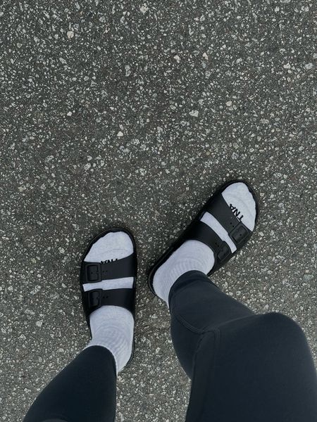 My go-to slides for warm weather. I’m US size 7 and 6/7 fits great 

#LTKshoecrush