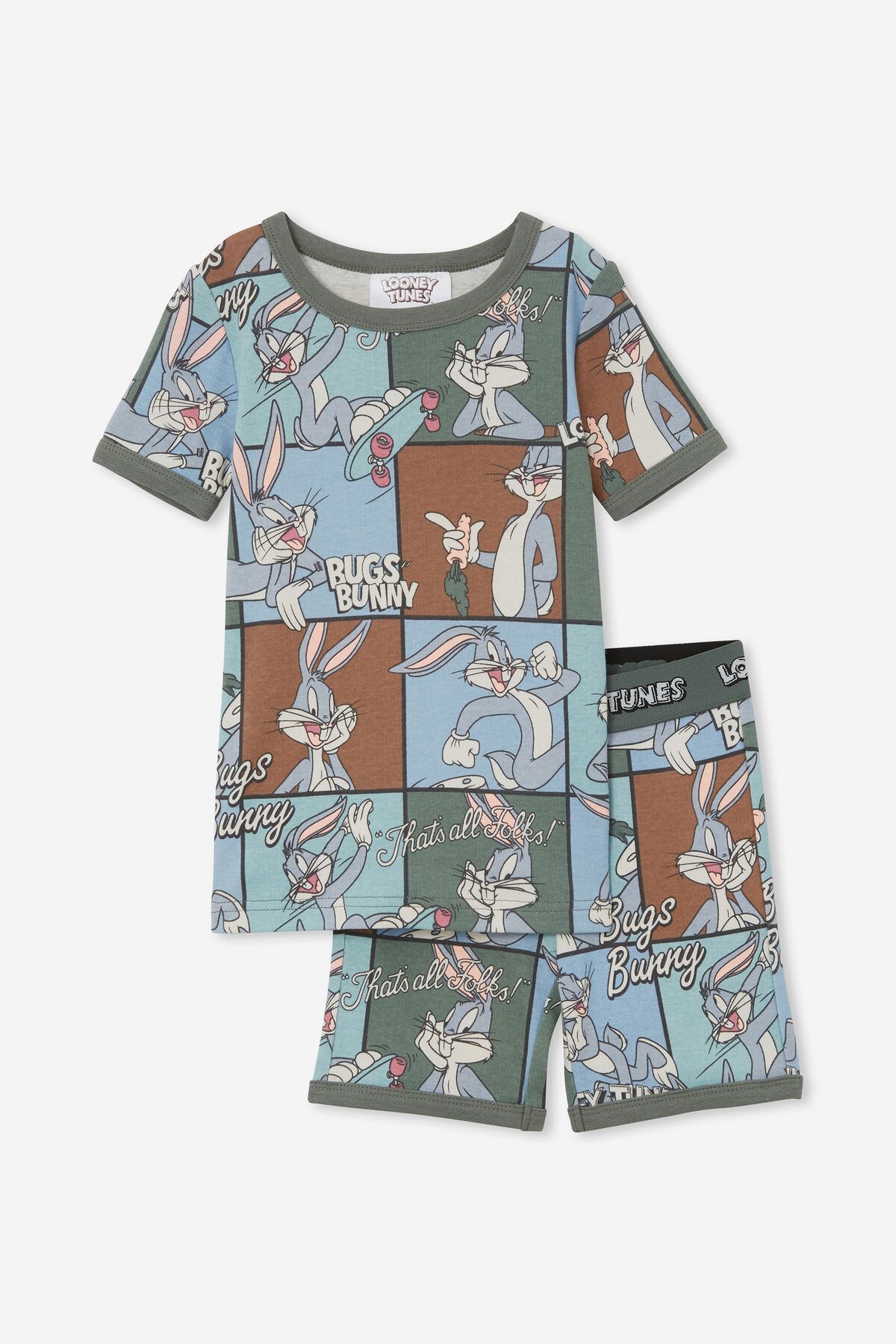 Brady Short Sleeve Pyjama Set Licensed | Cotton On (US)